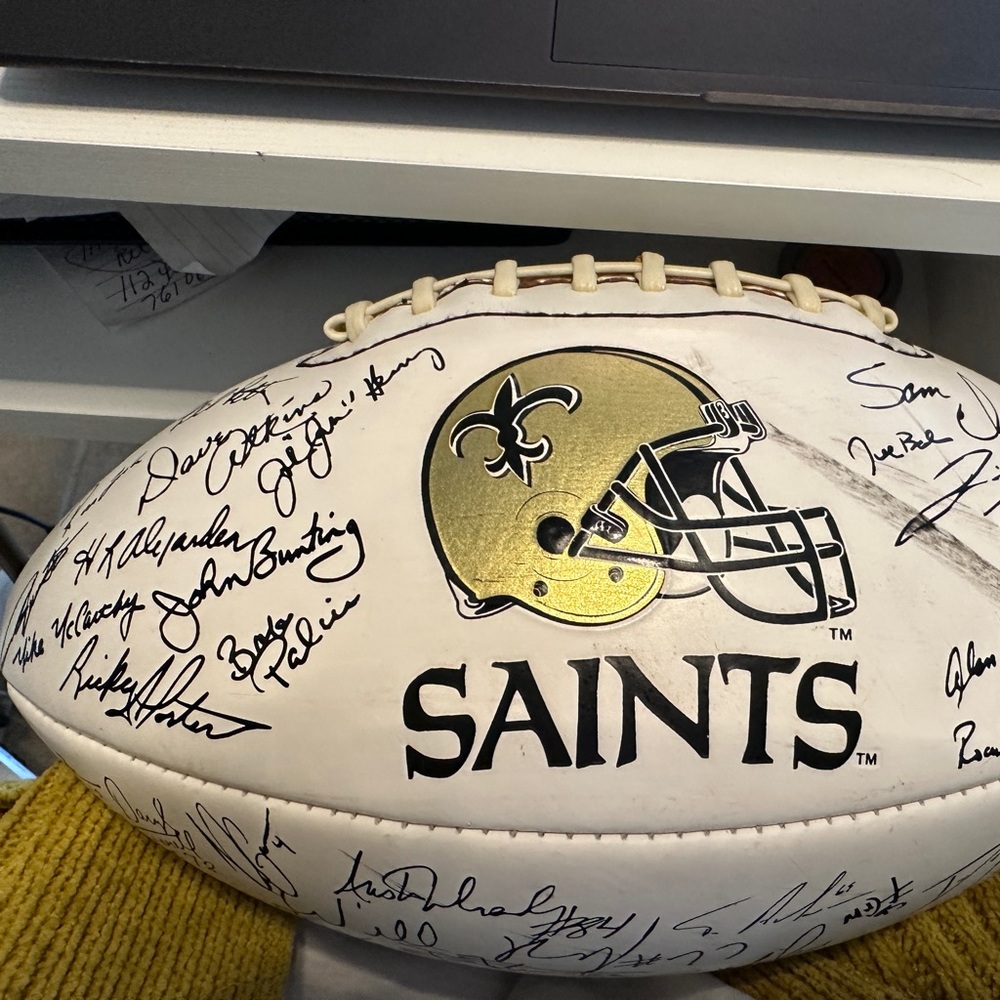 NFL New Orleans Saints' Litograph Team Football